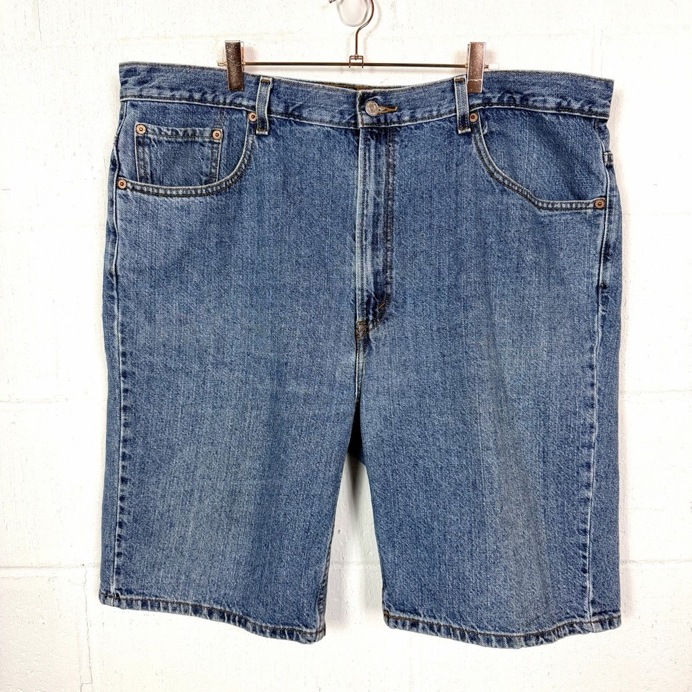 Vintage Levi's Men's 505 Regular Fit Denim Jean Shorts Jorts Y2K 90s Retro SZ 42